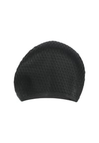 CRUZ - Schwimmhaube Bubble aus schützendem Silikon - 1001 Black