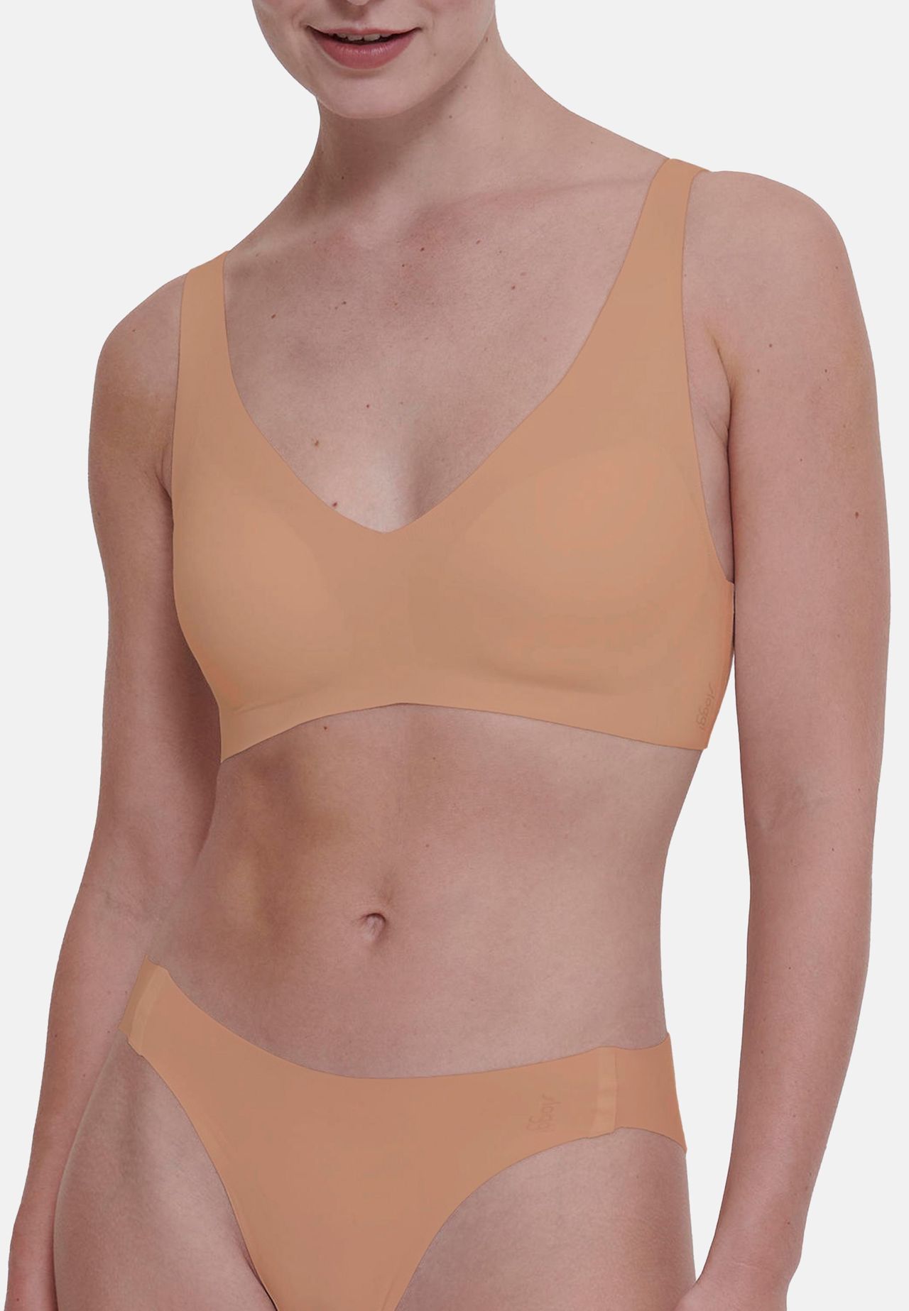 Sloggi Zero Feel 2.0 Soft Bralette, BüGellos, Atmungsaktiv, FüR Damen, Braun, M