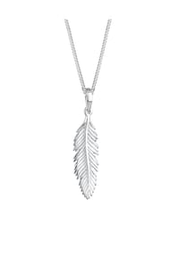 elli. - Halskette Feder Boho Gypsy Festival 925 Silber - Rosegold