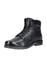 bugatti - Leder Stiefelette - Schwarz