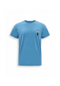 CAT by manii'ta lacitta - Blauer T-Shirt-Set mit Katzenmotiv - blau