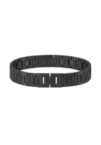 S&T DESIGN - Edelstahlarmband Herren Edelstahl Armband Schwarz Silber - Gold