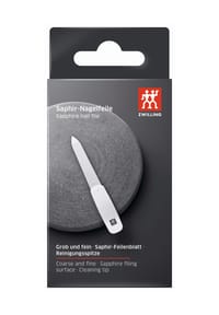 ZWILLING CLASSIC - Saphir-Nagelfeile 90mm - WEISS