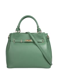 Samantha Look - Handtasche Echt Leder, Made In Italy, Geräumige Henkeltasche Mit Smartphonefach - beige