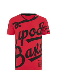 CIPO & BAXX® - T-Shirt mit großem Print auf der Front ein Highlight - RED