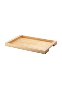CONTINENTA Tablett  - GUMMIBAUM - HOLZFARBEN