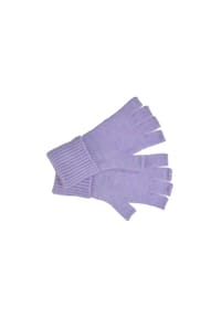 SEEBERGER - Strick Handschuh ohne Finger 19866-0 - amethyst