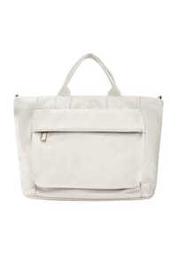 L.CREDI RIVA - Shopper, Kunstleder, für Damen - LIGHT GRAY