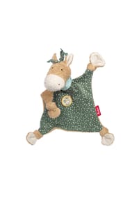 sigikid® - Schnuffeltuch Pony Wiwi Wiah ,  für Babys und Kleinkinder - grün/beige