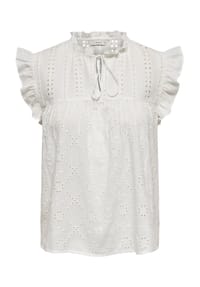 ONLY® - Top, Rüschen, Lochmuster, für Damen - 177922 CLOUD DANC