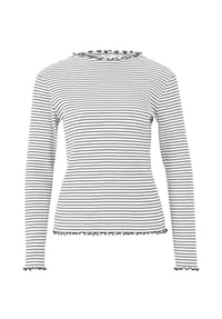 CARTOON - Langarm-Shirt mit Kragen - Weiß/Schwarz