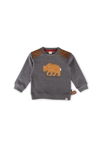 sigikid® - Sweatshirt Winterbär ,  für Kinder - grau