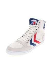 hummel® - Sneaker High SLIMMER STADIL HIGH - 9228 white/blue/red/gum