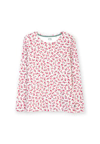KITE - Damen Tarrant Jersey Shirt Rosey Posey Bio-Baumwolle - pink