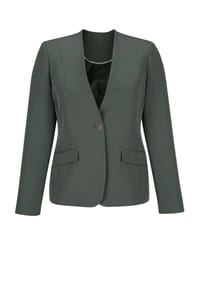 Alba Moda - Blazer Mit Kelchkragen - grau