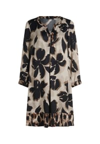 BETTY BARCLAY - Tunikakleid langarm - Beige/Schwarz