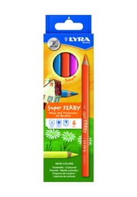 LYRA - Buntstifte "Super Ferby", neon, 6er Pack - NEON, mehrfarbig