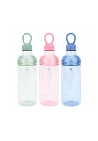 Nûby™ - Trinkflasche (Set, 3-tlg.) Bundle mit praktischer Silikonschlaufe - blau-grün