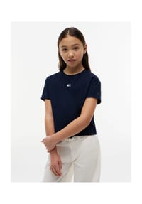 TOMMY HILFIGER - T-Shirt, Baumwolle, für Kinder - C1G  BLUE