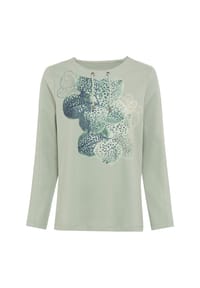 olsen - Sweatshirt, Tunnelzug, für Damen - 50212 SALVIA GREEN