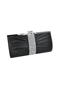 Steuer Modeschmuck - Abendtasche Metall 700 Glasstein - schwarz