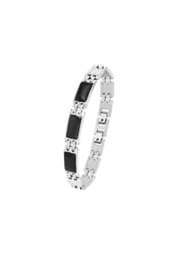 amor - Herren Armband "9352494", Edelstahl/Carbon - silber