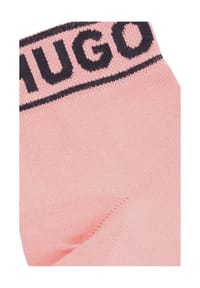 HUGO Kurzsocken, 2er-Pack, Logo, für Damen Bild 2