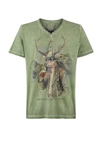 STOCKERPOINT - Trachtenshirt Cooler Bock - grün