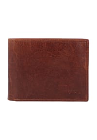 Mika - Geldbörse RFID Leder 12 cm - braun