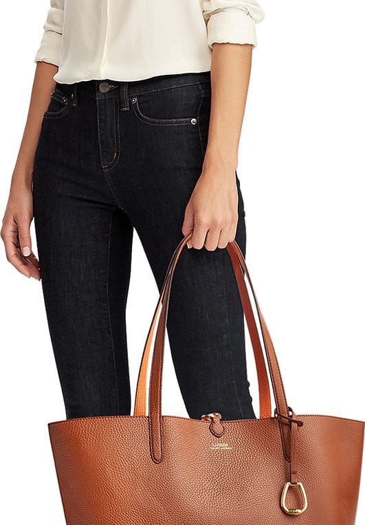 LAUREN RALPH LAUREN MERRIMACK Shopper, Kunstleder, Anhänger, für 