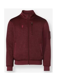 Witt - Strickfleece-Jacke - hellgrau-meliert