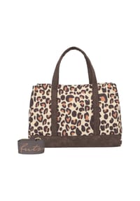 Fritzi aus Preußen Easy - Easy Shopper Tasche 40 cm - leo camel