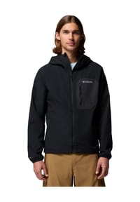Columbia - Softshelljacke Tall Heights™ III Hooded, Stehkragen, für Herren - 010 BLACK
