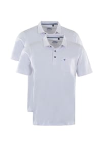 hajo - Poloshirt 2er Pack Pique - Admiralsblau
