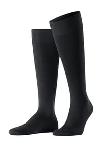 FALKE - Kniestrümpfe Energizing Cotton, Kompression, für Herren - 3000 BLACK