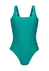 ROSA FAIA - Stretch Wave Badeanzug "Jada", hoher Beinausschnitt, für Damen - 850 AQUATIC GREEN