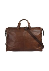 BODENSCHATZ - Reisetasche Echt Leder - braun