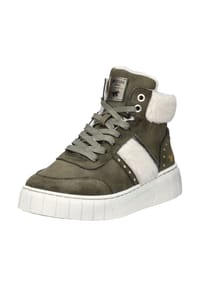 MUSTANG® - Lederimitat/Textil Sneaker - Military