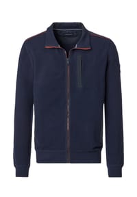 CASAMODA - Herren Sweatjacke uni - 175 aqua bis petrol
