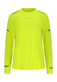 ENDURANCE - Langarmshirt Ailey mit reflektierenden Details - 3294 Safety Green
