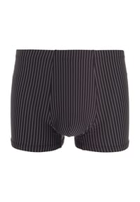 DUNMORE - Microfaser Pants kurz, Längsstreifen, für Herren - SCHWARZ/GRAU