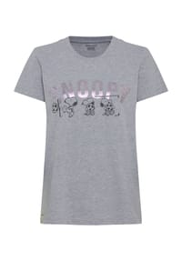 MANGUUN - T-Shirt, Baumwolle, für Damen - GREY/SNOOPYFUßBALL