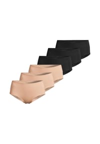 Nina von C. - Taillen Slip 6er Pack Secret - Beige / schwarz