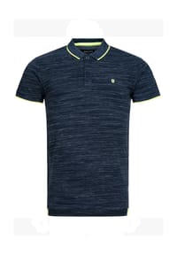INDICODE - Poloshirt Mecklenburgh - Black mix