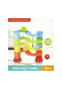 COFI - Jollity Works Kugelturm – Lernspielzeug für Babys & Kleinkinder - Mehrfarbig 30x25x25 cm