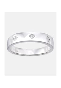Diamant L'eternel - Eternity Ring, mit 0.12 ct Diamant, 375 Weißgold - white gold