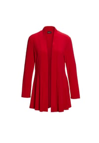 GOLDNER - Kurzgröße:  Leichte Shirtjacke lila mit Stretch - amethyst