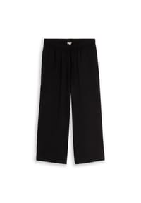 TOM TAILOR plus - Stoffhose, Loose Fit, für Damen - 14482 DEEP BLACK