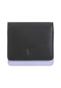 DuDu - Flores Geldbörse Leder 10 cm - black pop