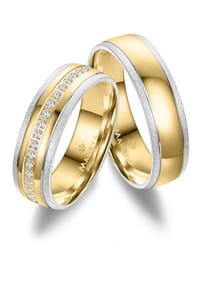 MARRYA - MARRYA MARRYA Edelstahl Ringe Trauringe Eheringe Partnerringe - Damen Ring - silber - gold